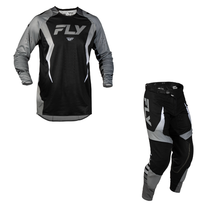 Fly Racing Evolution DST Bolt Kit Combo - Black/Grey