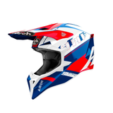 Airoh Wraaap Feel Blue/Red Gloss Mx Helmet