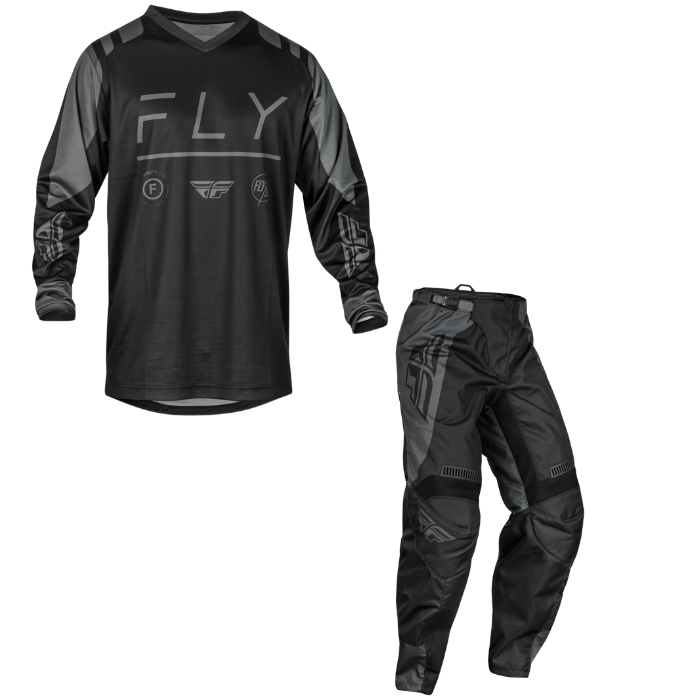Fly Racing 2024 F-16 Kit Combo (Black/Charcoal)