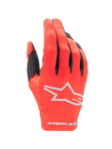 RADAR GLOVES - MARS RED/SILVERK