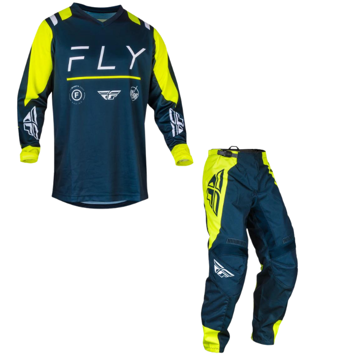 Fly Racing 2024 F-16 Kit Combo (Navy/Hi-Viz/White)