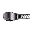 ARMEGA GOGGLE BLACK with MIRROR SILVER LENS showcased against a clean background.