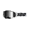 ARMEGA GOGGLE ATAC with mirror silver lens, showcasing a sleek design and advanced optics for enhanced visibility and performance.