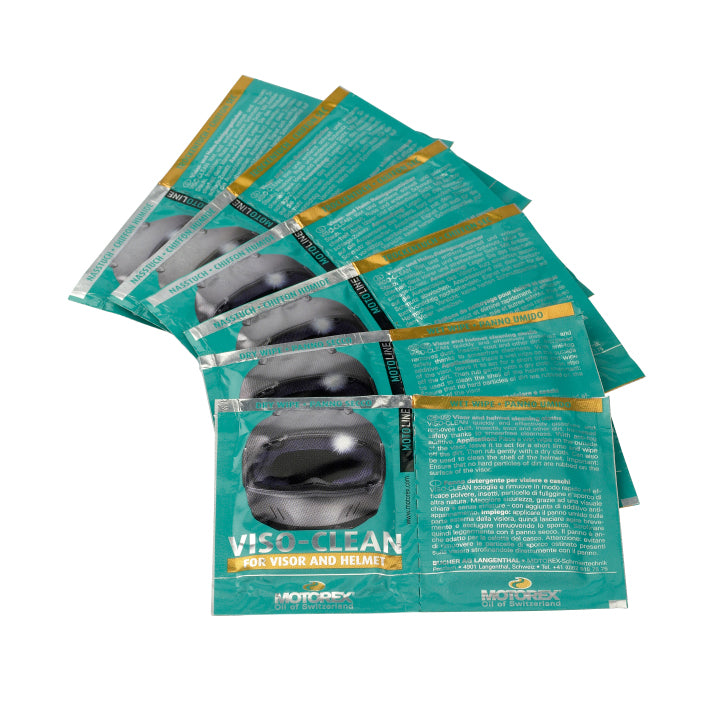 Motorex Viso-Clean Wipes - Pack of 6