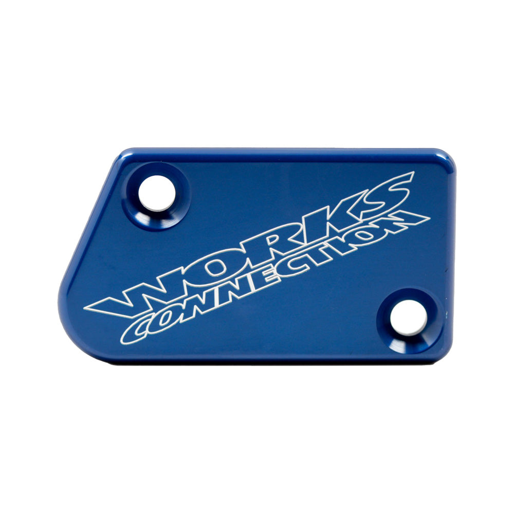 WORKS CONNECTION FRONT BRAKE MASTERCYLINDER COVER YAMAHA YZ125/250 08-25, YZ250/450F 08-25, YZ125X 20-25, YZ250/450X 16-25, WR250F 17-25, WR450F 16-25 BLUE