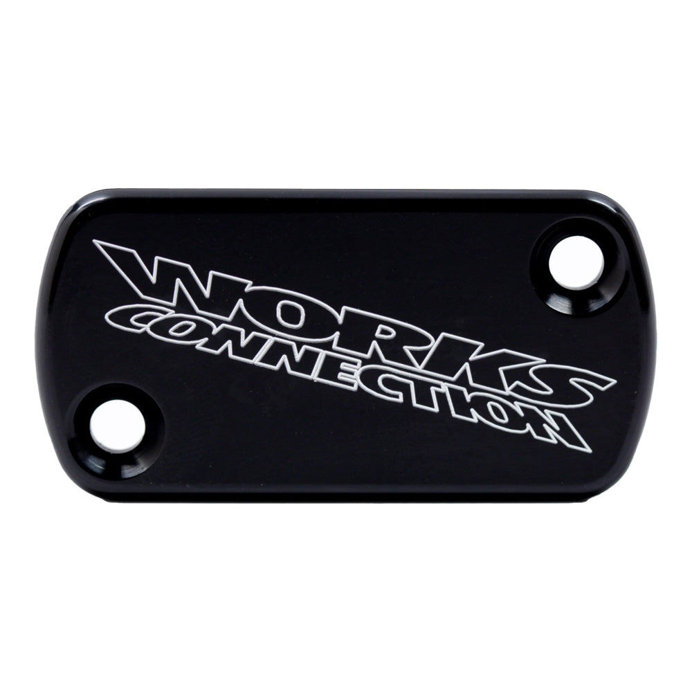 WORKS CONNECTION FRONT BRAKE MASTERCYLINDER COVER HONDA/KAWASAKI BLACK (R)