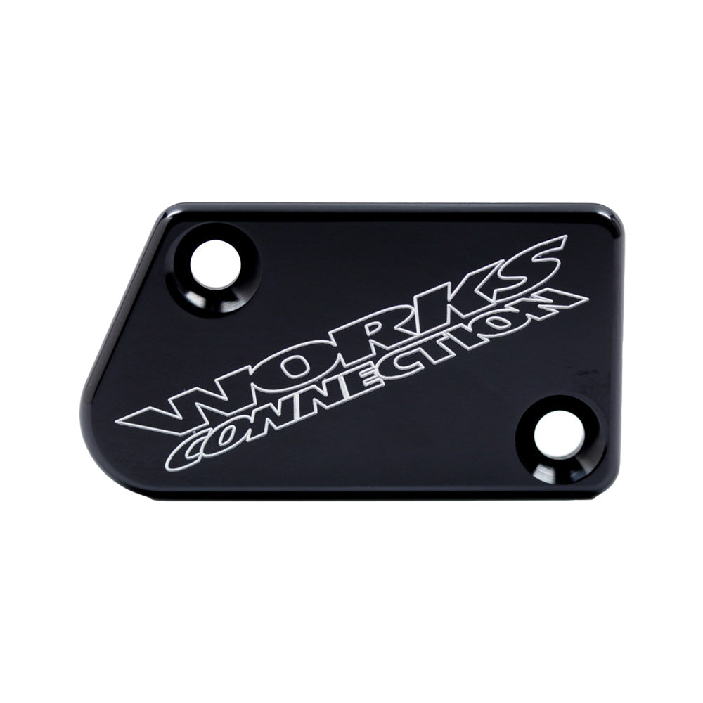 WORKS CONNECTION FRONT BRAKE MASTERCYLINDER COVER YAMAHA YZ125/250 08-25, YZ250F 07-25, YZ450F 08-25, YZ125X 20-25, YZ250X 16-25, YZ250/450FX 15-25, WR250/450F 17-25 BLACK