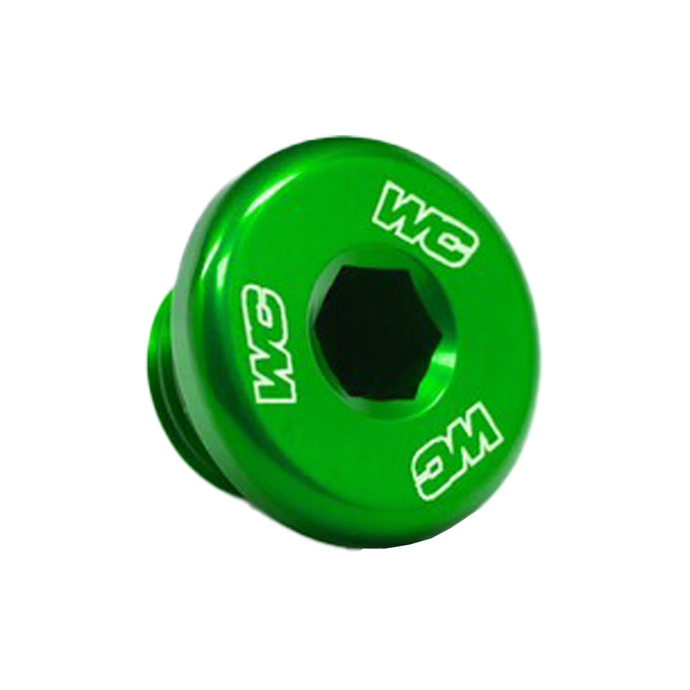 WORKS CONNECTION RADIATOR PLUG HONDA/KAWASAKI CRF250R 14-17, CRF450R 13-16, CRF450RL 19-25, CRF450X 19-25, KX250F 17-25, KX450F 16-25/ KX250/450XC 20-23 GREEN