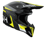 Airoh Wraaap Conquer Yellow Matt MX Helmet