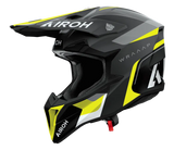 Airoh Wraaap Conquer Yellow Matt MX Helmet