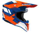 Airoh Wraaap Vision Orange/Blue Gloss MX Adult Helmet