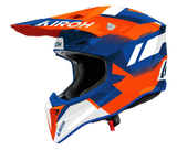 Airoh Wraaap Vision Orange/Blue Gloss MX Adult Helmet