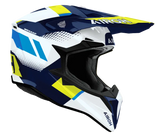 Airoh Wraaap Vision Yellow/Blue Gloss MX Adult Helmet