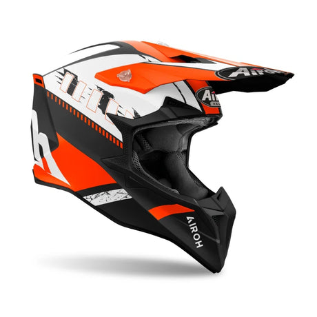 Airoh Wraaap Feel Orange Matt Mx Helmet