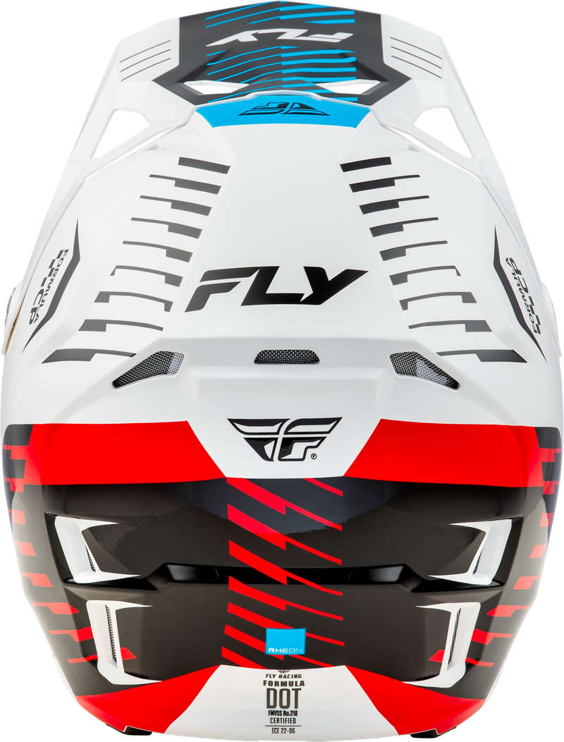 Formula CP Slice Helmet - White/Red/Cyan