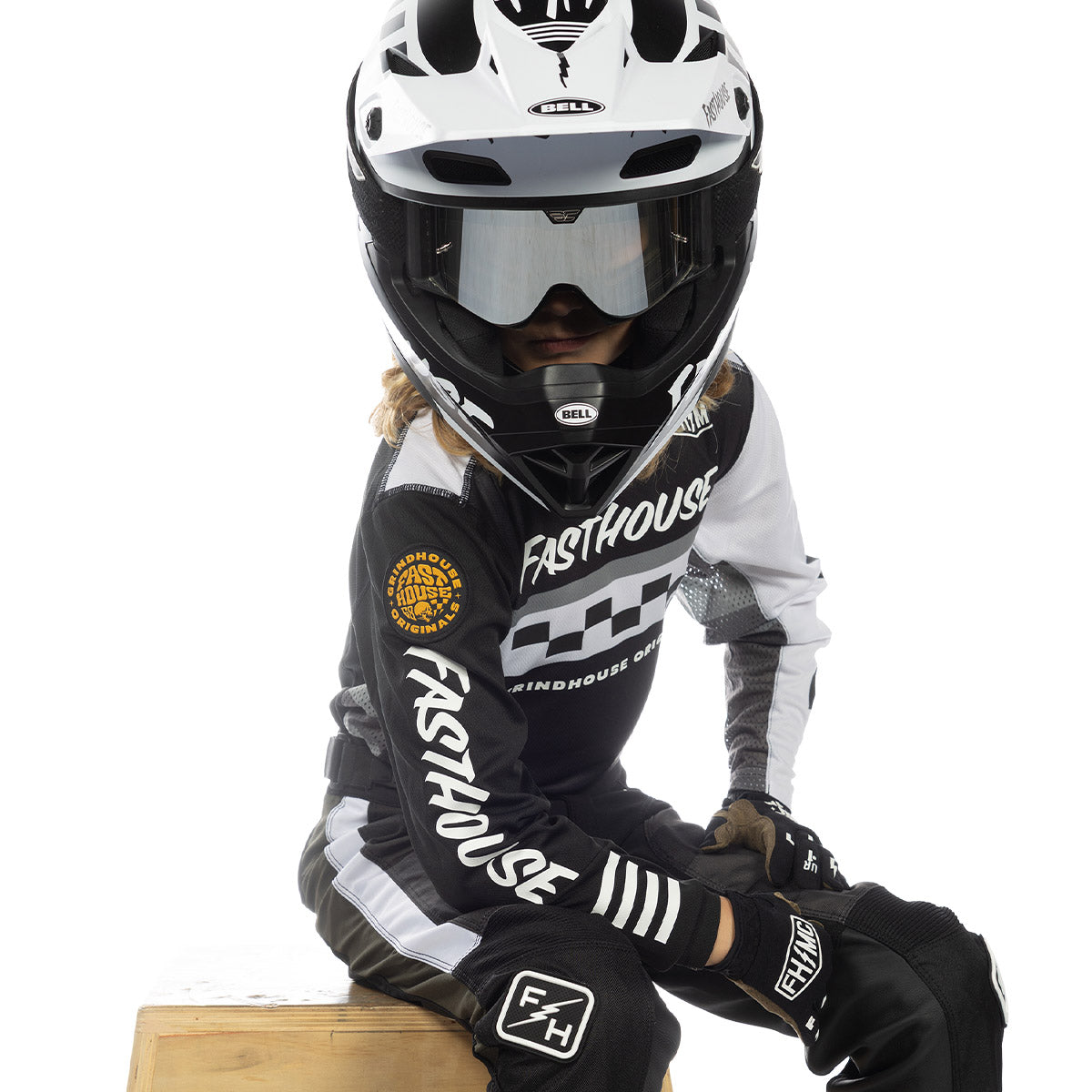 Grindhouse Atomic Youth Jersey - Black/Gray