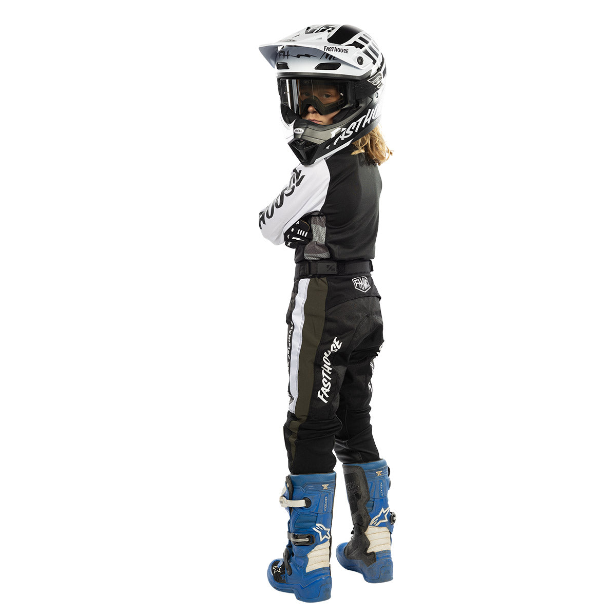 Grindhouse Atomic Youth Pant - Black/Gray