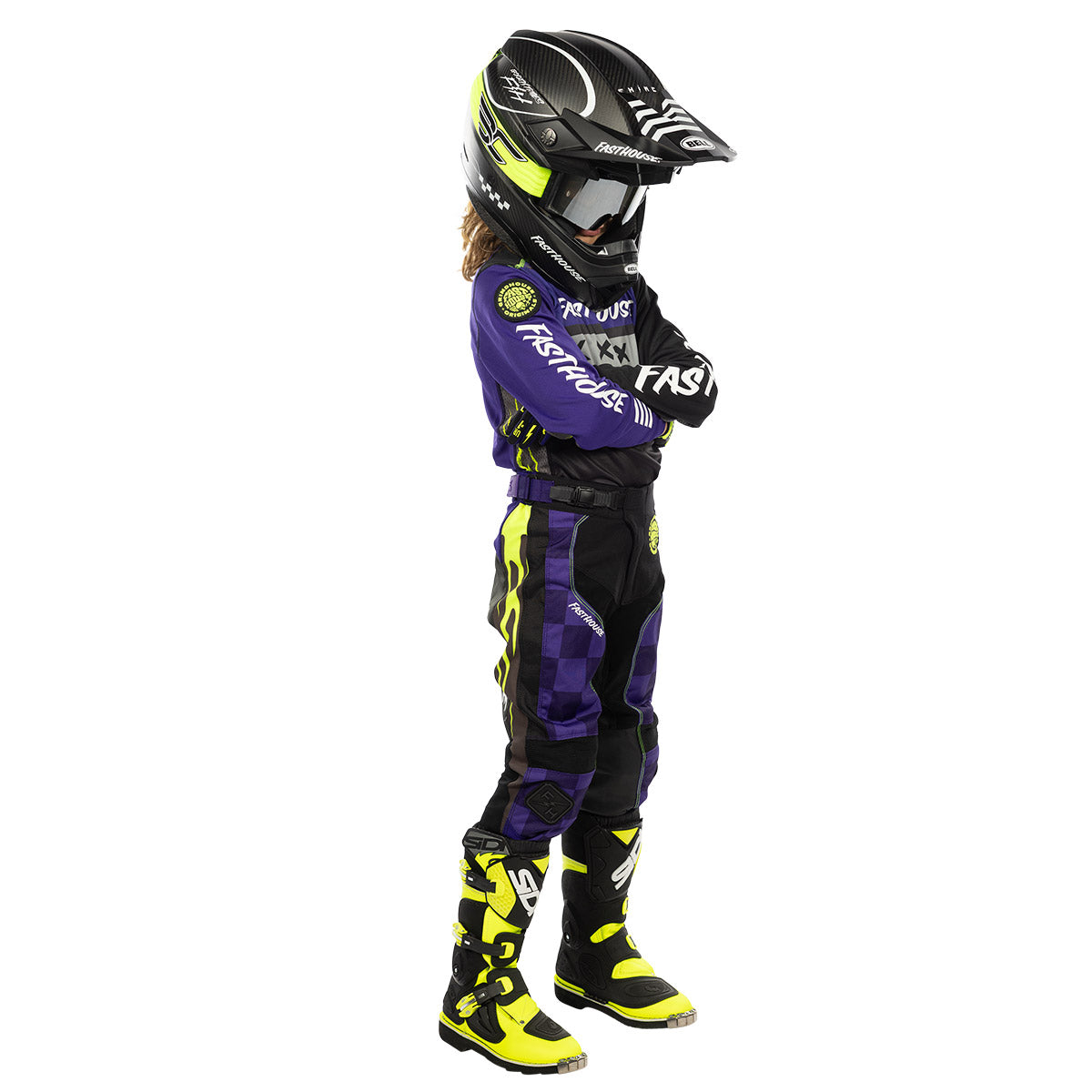 Grindhouse Grimm Youth Pant - FH Purple/Black