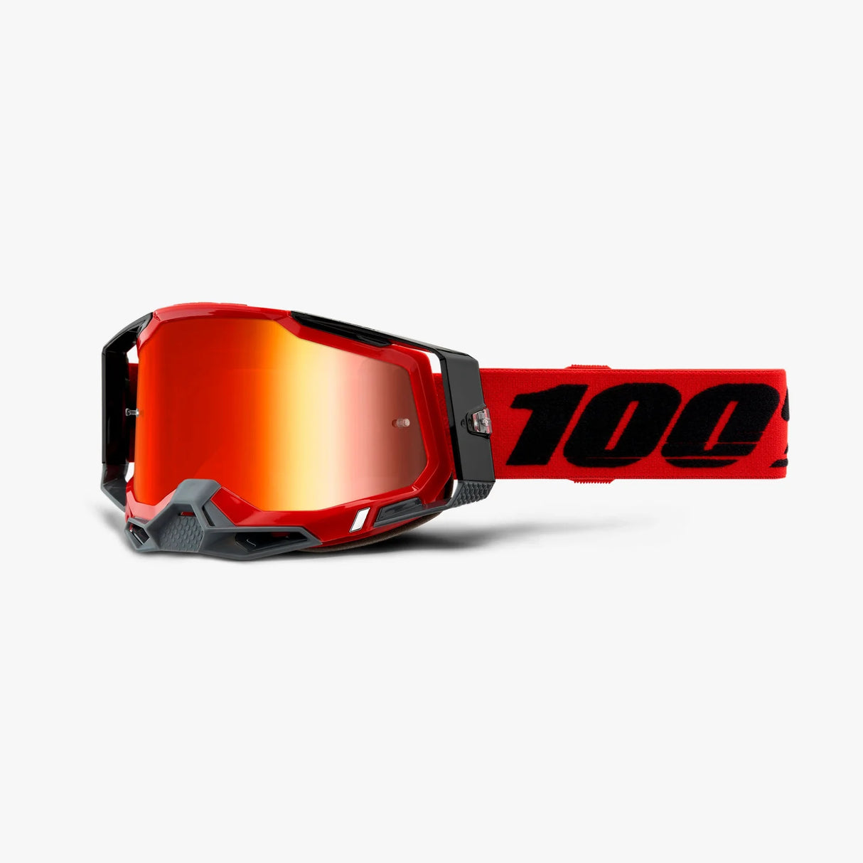 RACECRAFT 2 GOGGLE RED (MIRROR RED LENS)
