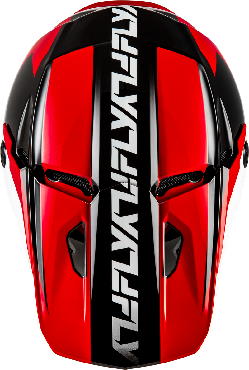 Kinetic Crest Helmet - Red/Black/White