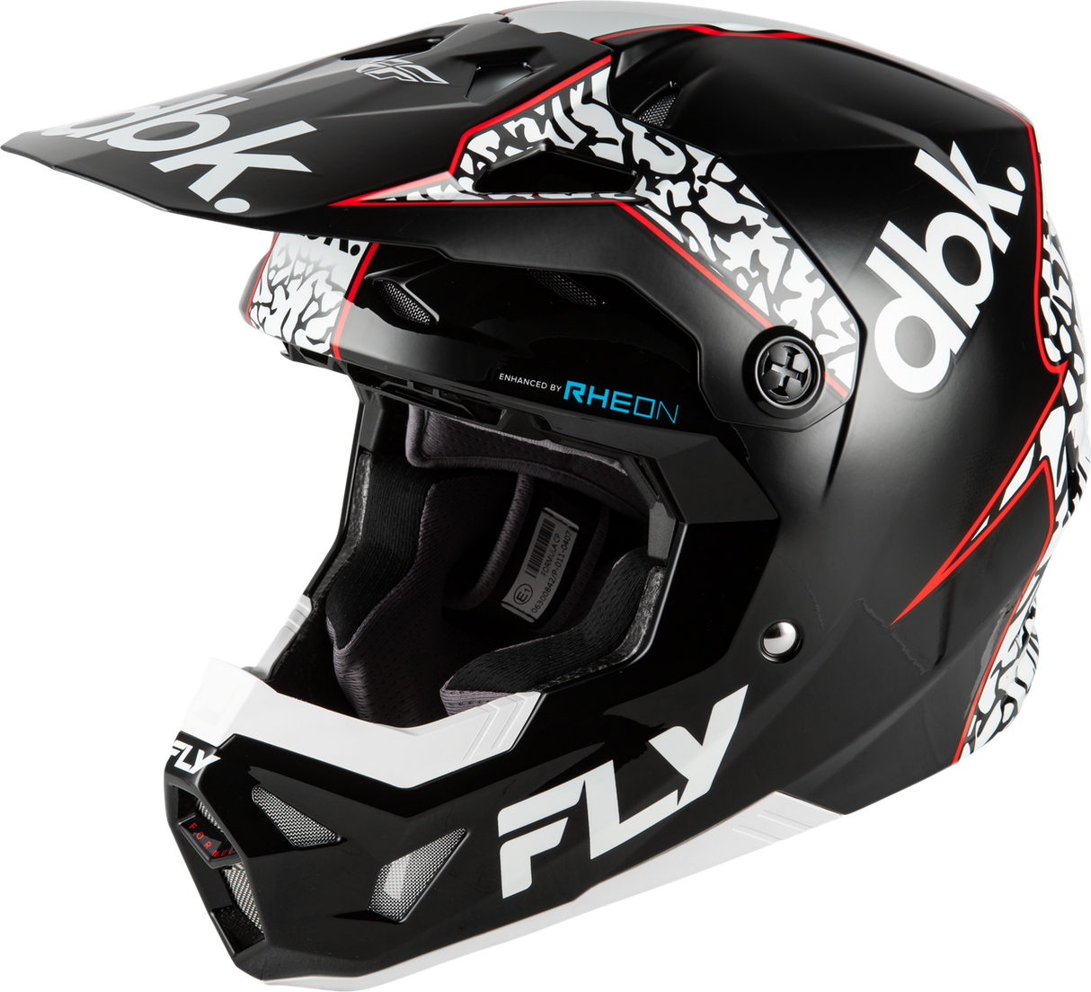 Formula CP DBK Helmet - Black/White/Red