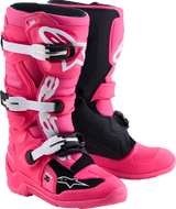 Alpinestars Tech 7S Youth Pink Fluo / Black / White