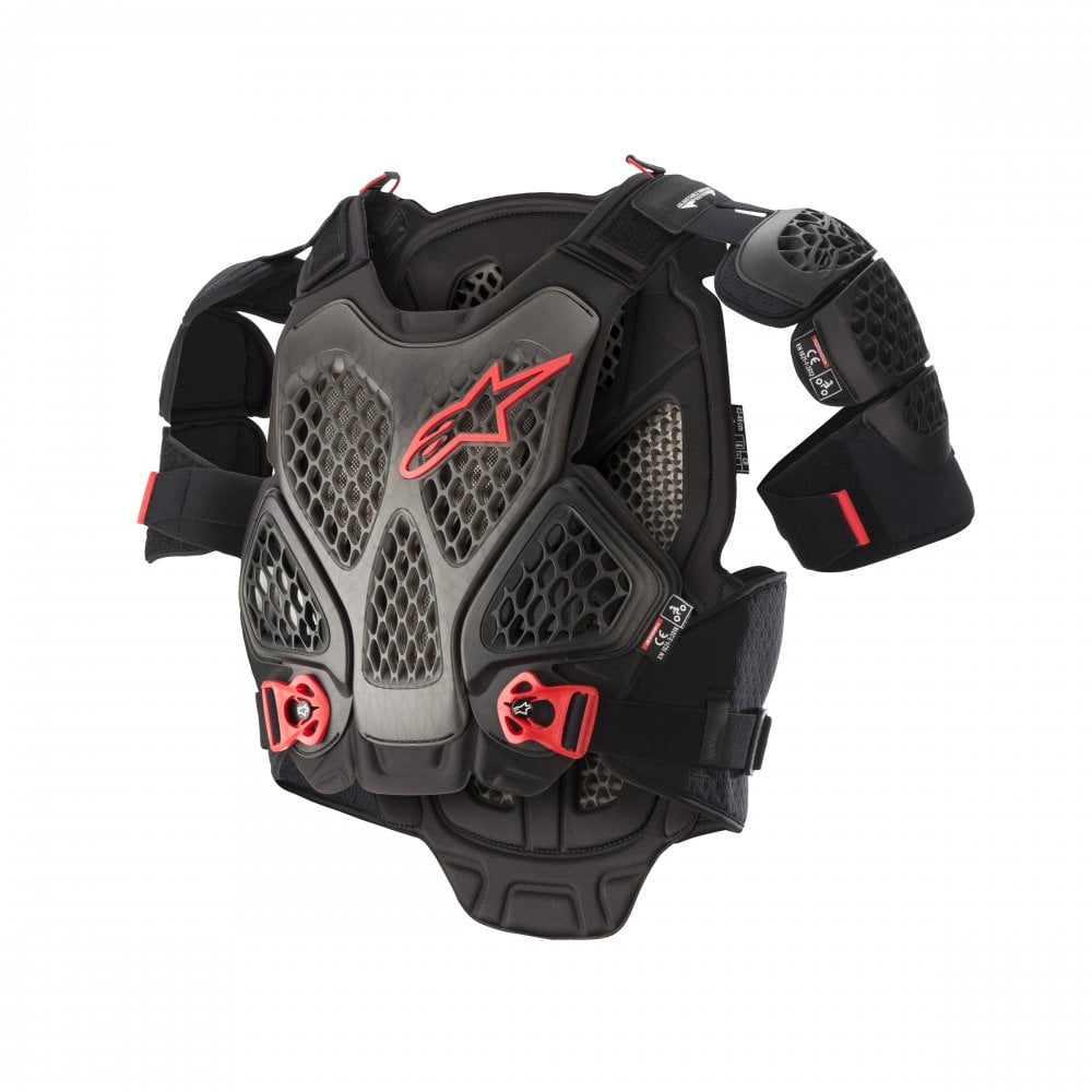 Alpinestars A-6 Chest Protector - Black Anthracite Red