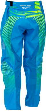 F-16 2026 Youth Pant - Blue/Hi-Viz