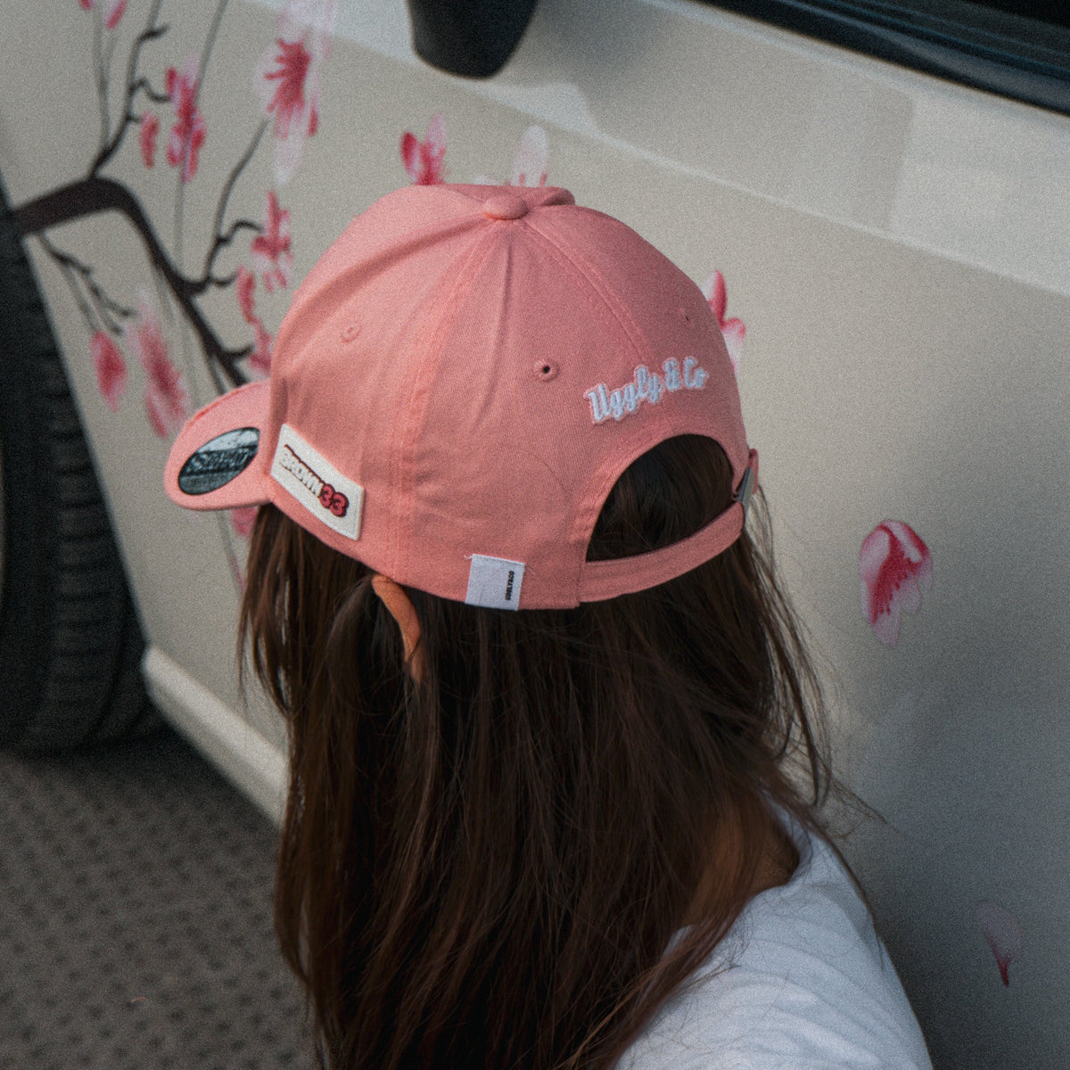 Washed Pink Diamond Vintage Baseball Cap