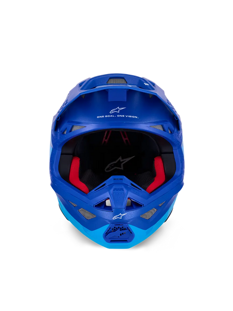 HELMET SM10 FLOOD MET BLUE/MED BLUE/BLACK CARBON