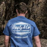 Blue Surf Diamond Tee