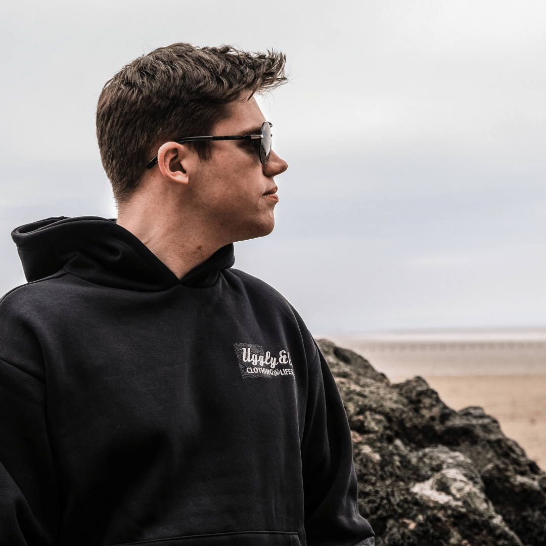 Black Surf Diamond Hoodie