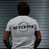White Stamp Tee