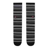 Black Stripe Crew Sock