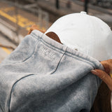 Blue Diamond Acid Wash Hoodie