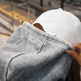 Blue Diamond Acid Wash Hoodie