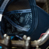 Blue Camo Diamond Trucker Hat