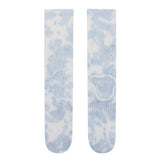 Blue Tie Dye  Crew Sock