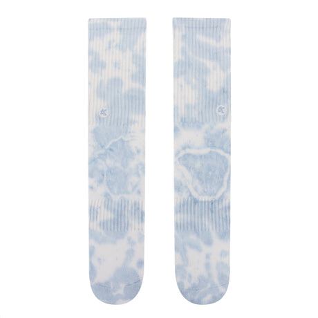 Blue Tie Dye  Crew Sock