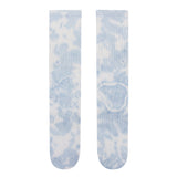 Blue Tie Dye Crew Sock