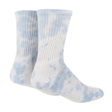 Blue Tie Dye Crew Sock