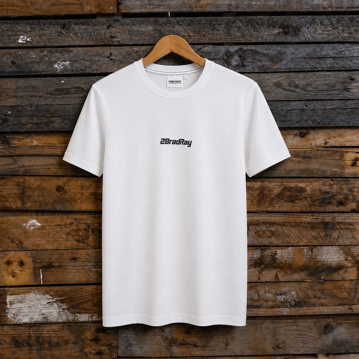 White Bradley Ray 'Take the Risk' T-Shirt