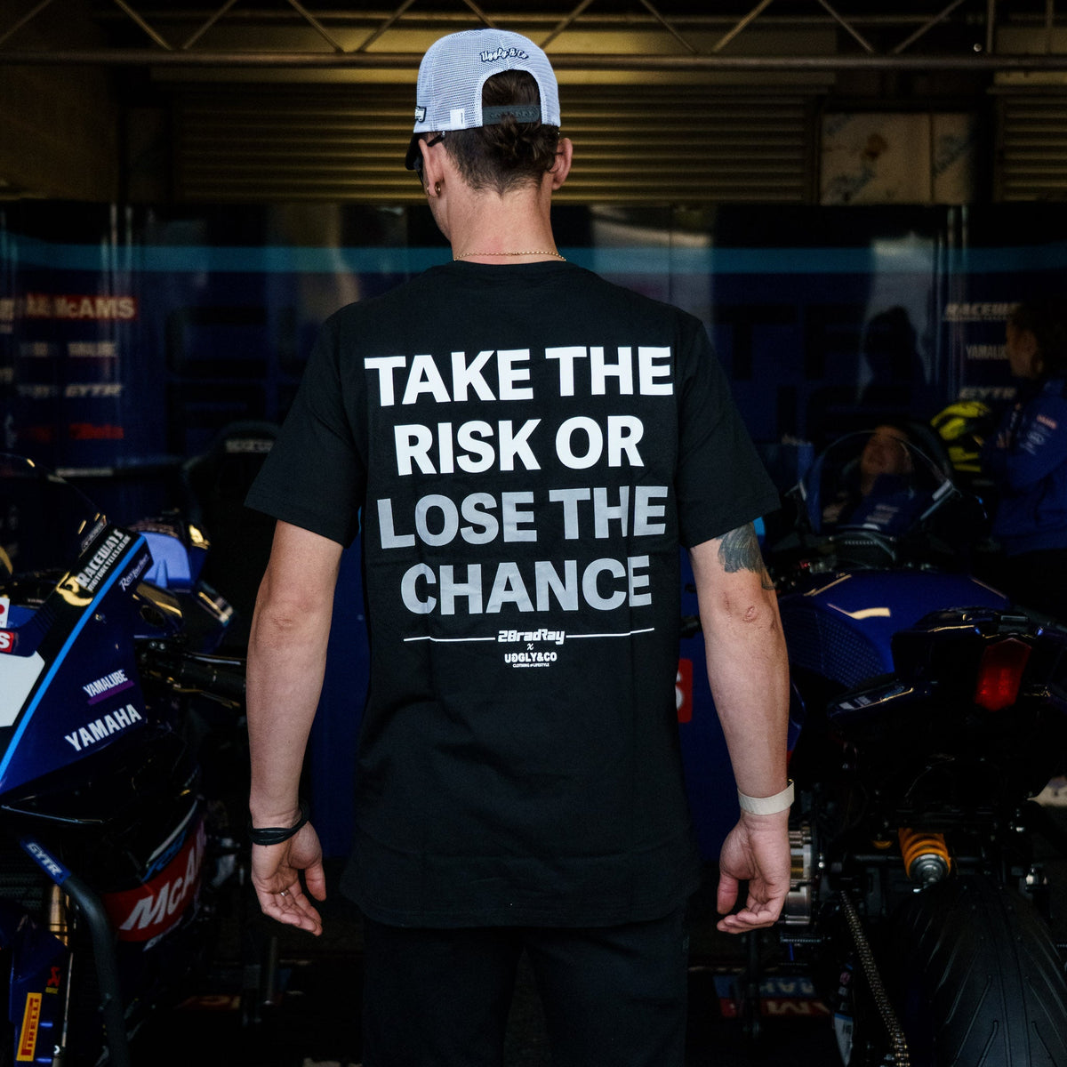 Black Bradley Ray 'Take the Risk' T-Shirt
