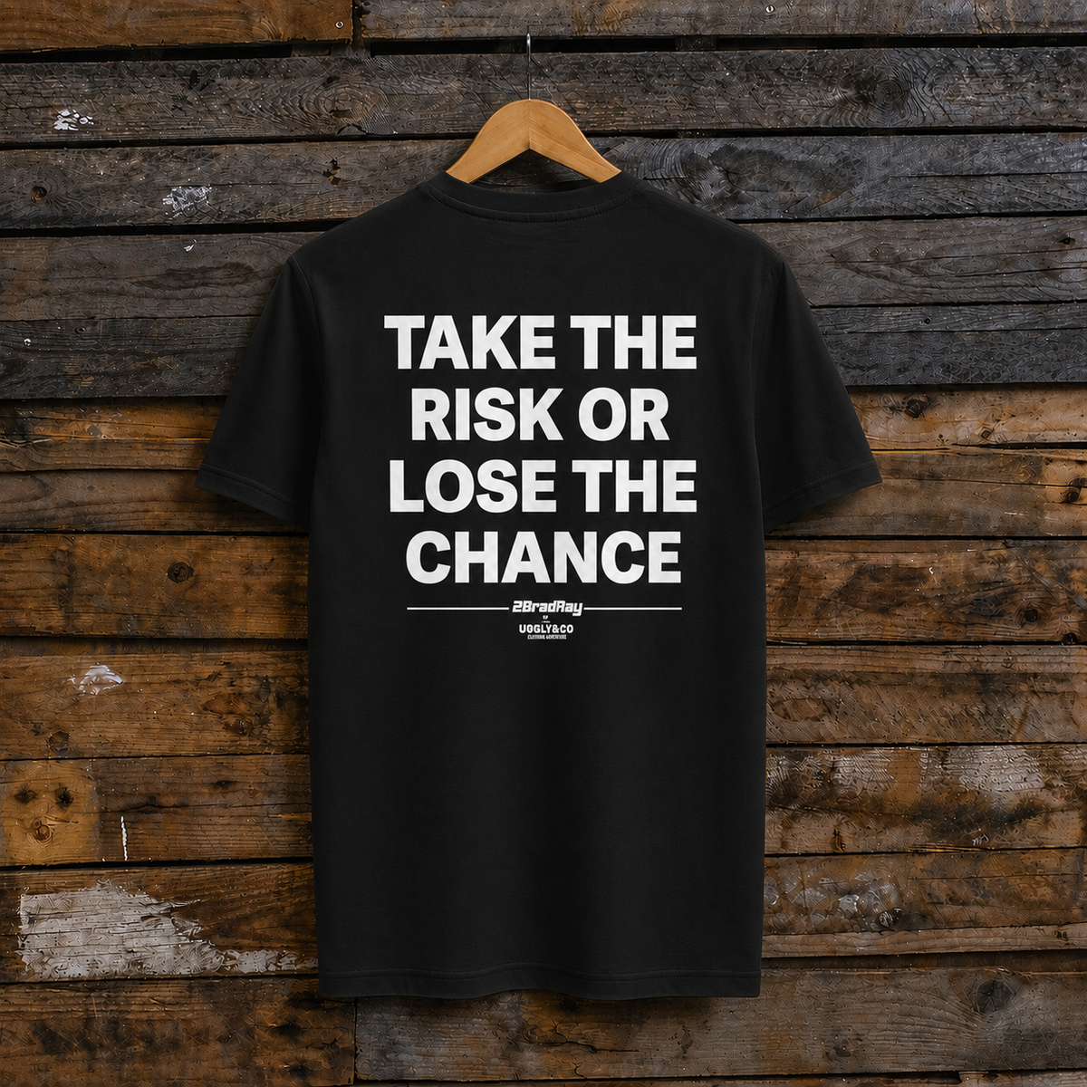 Black Bradley Ray 'Take the Risk' T-Shirt