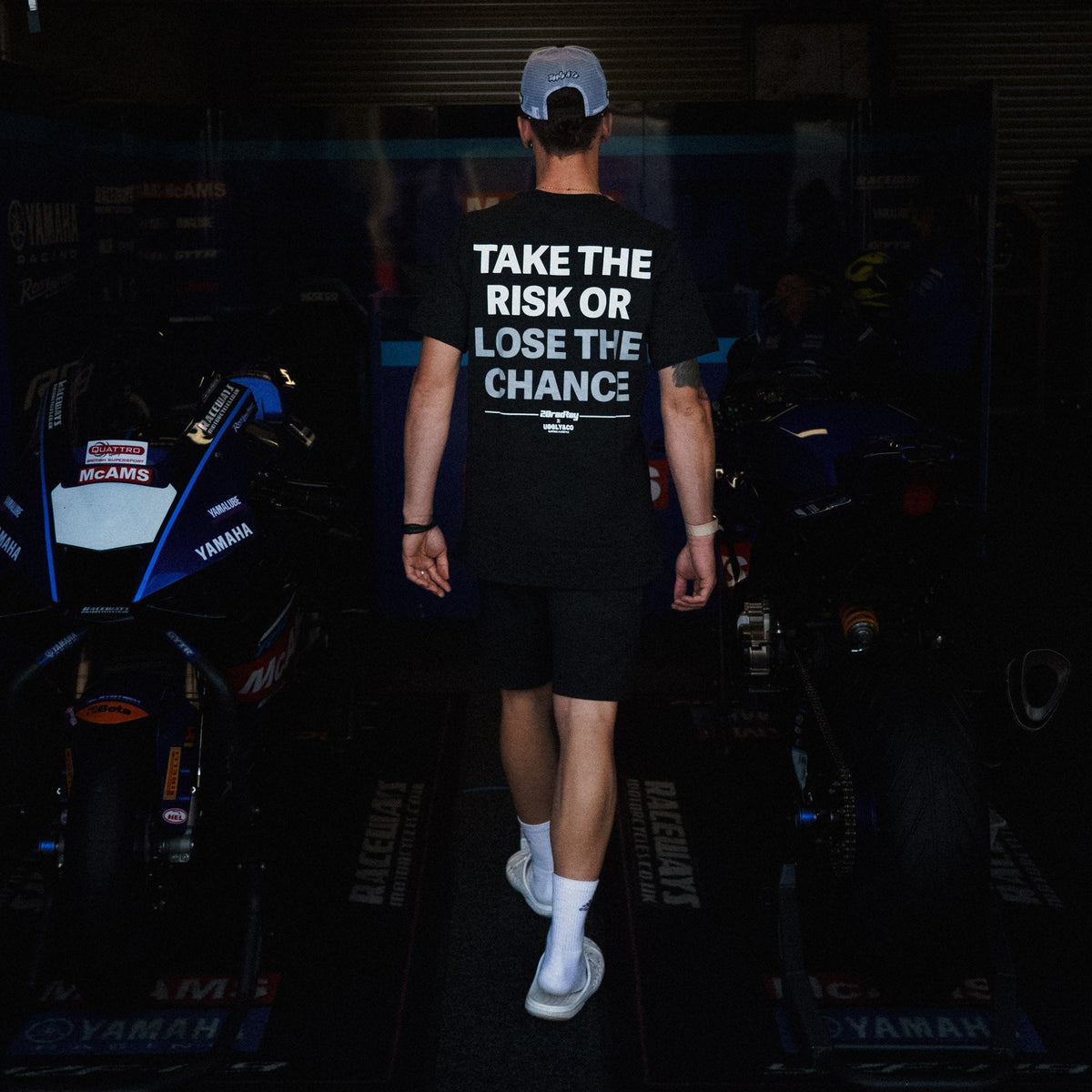 Black Bradley Ray 'Take the Risk' T-Shirt