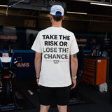 White Bradley Ray 'Take the Risk' T-Shirt