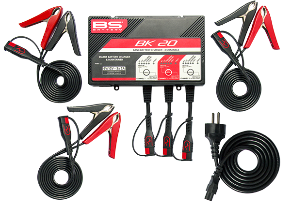 BS Batteries BK20 3-Channel 12V Smart Battery Charger