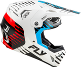 Formula CP Slice Helmet - White/Red/Cyan