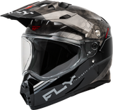Kinetic Trekker Kryptek Helmet - Black/Grey/White