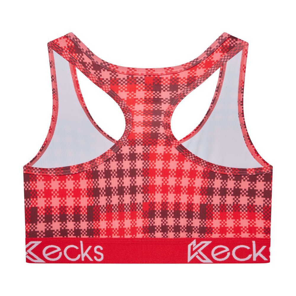 nike plaid sports bra